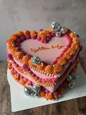 Pastel Vintage de Corazón